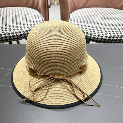 Prada summer high-end fashion style advanced sun hat - Image 5
