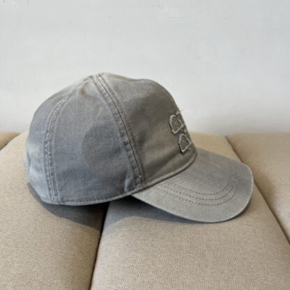 Miu Miu Denim Baseball Cap - Image 6