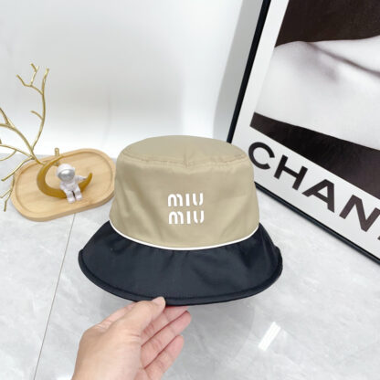 Miu Miu Colorblock Simple Bucket Hat - Image 6