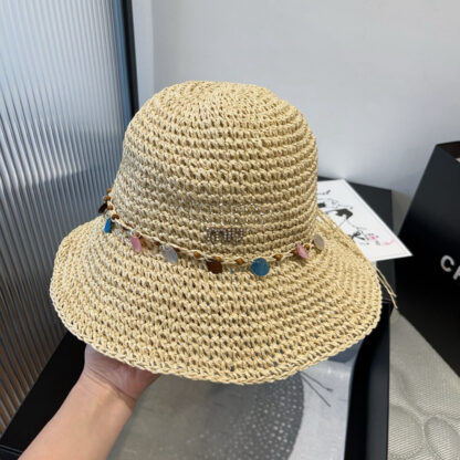Miu Miu Straw Beach Sunhat - Image 6