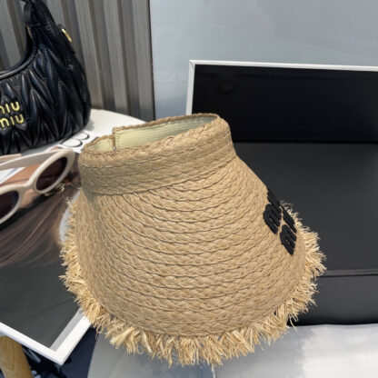 Miu Miu Fashion Straw Hat - Image 6