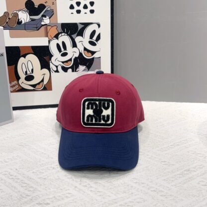 Miu Miu stylish colorblock baseball cap - Image 6