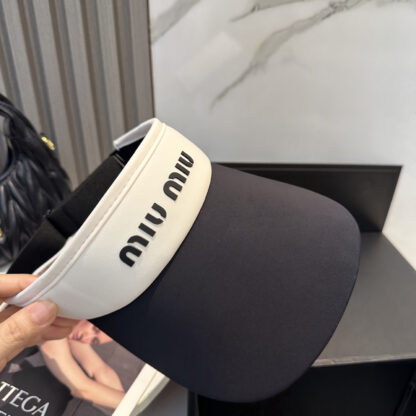 Miu Miu new ice silk hollow hat - Image 6