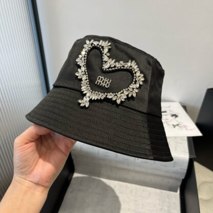 Miu Miu New Satin Bucket Hat - Image 6