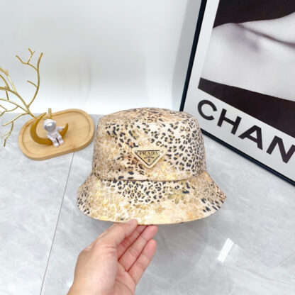 Prada niche sexy leopard fashion bucket hat - Image 5