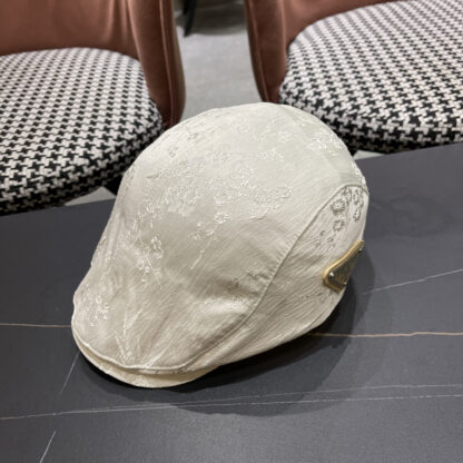 Prada Chinese style jacquard fashionable and exquisite duckbill cap - Image 2