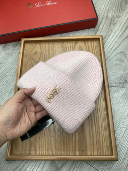 Yves Saint Laurent fine wool knitted hat - Image 5