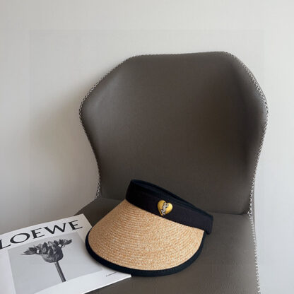 Yves Saint Laurent new densely woven holiday style sun hat hollow hat - Image 5
