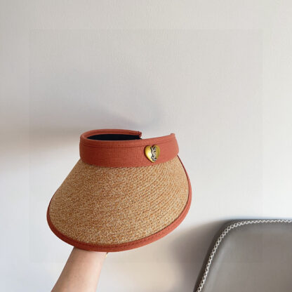 Yves Saint Laurent new densely woven holiday style sun hat hollow hat - Image 5