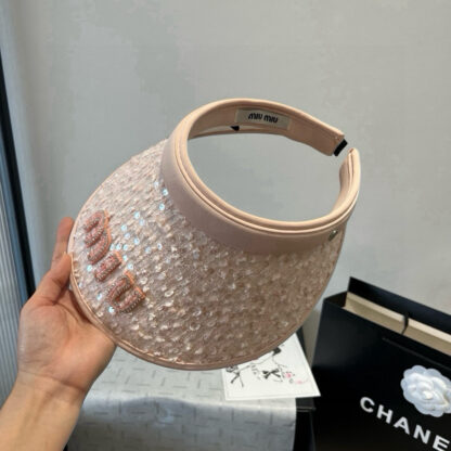 Miu Miu new hollow top sun hat - Image 6