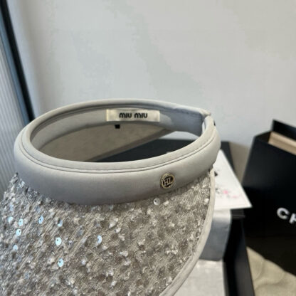 Miu Miu new hollow top sun hat - Image 6