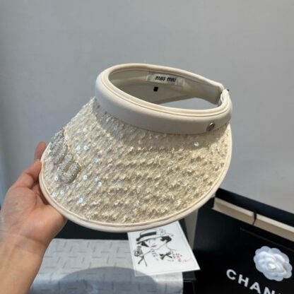Miu Miu new hollow top sun hat - Image 6