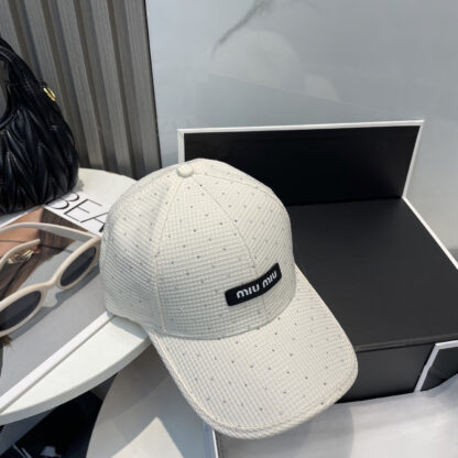 Miu Miu new diamond baseball cap - Image 6