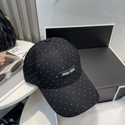 Miu Miu new diamond baseball cap - Image 6