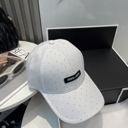 Miu Miu new diamond baseball cap - Image 6