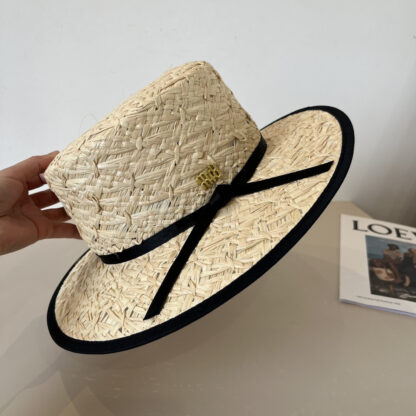 Miu Miu new flat hat straw hat - Image 6