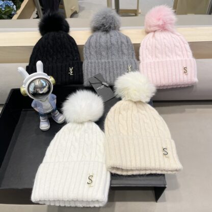 Yves Saint Laurent wool-blend knitted hat - Image 5