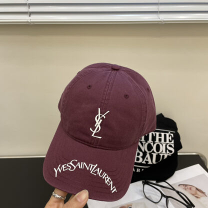 Yves Saint Laurent early spring new simple baseball cap - Image 5