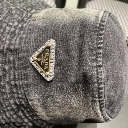 Prada denim triangle bucket hat - Image 5