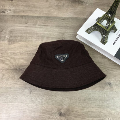 Prada velvet sun visor bucket hat - Image 5
