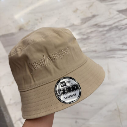 Saint Laurent lettering embroidered bucket hat - Image 5