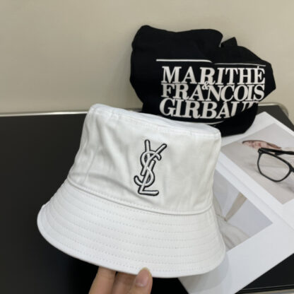 Saint Laurent lettering embroidered bucket hat - Image 5