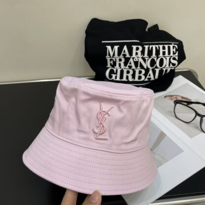 Saint Laurent lettering embroidered bucket hat - Image 5