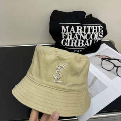 Saint Laurent lettering embroidered bucket hat - Image 5