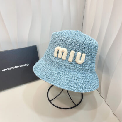 Miu Miu slouchy knitted bucket hat - Image 6