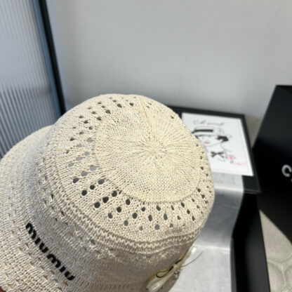Miu Miu Knitted Bucket Hat - Image 6