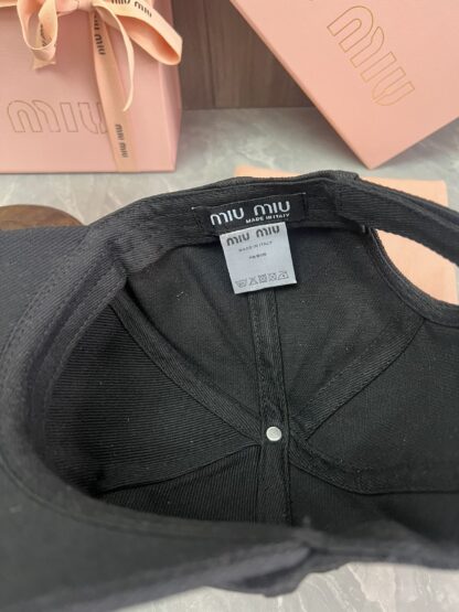 Miu Miu embroidered baseball cap - Image 6