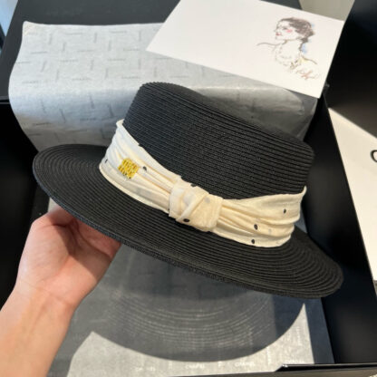 Miu Miu new flat top sun hat - Image 6