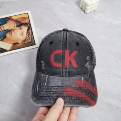 Calvin Kleinf painted baseball cap - Image 5