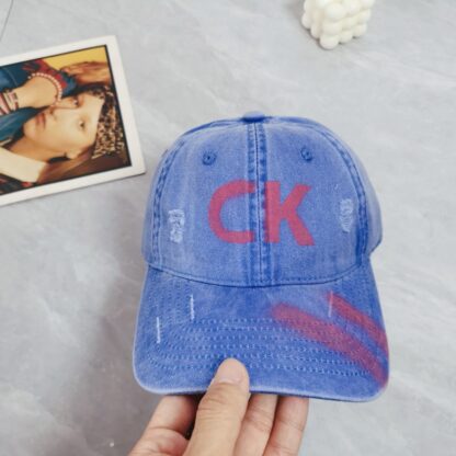 Calvin Kleinf painted baseball cap - Image 5