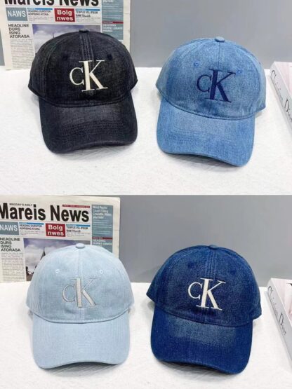 Calvin Kleinf denim embroidered bucket hat baseball cap - Image 5