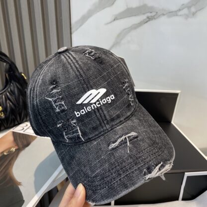 Balenciaga Korean style distressed washed vintage cap - Image 5