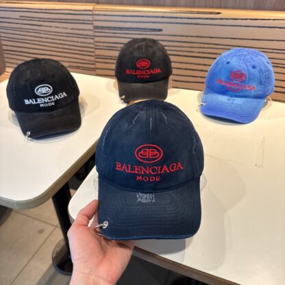 Balenciaga Korean version of British casual custom baseball cap - Image 5