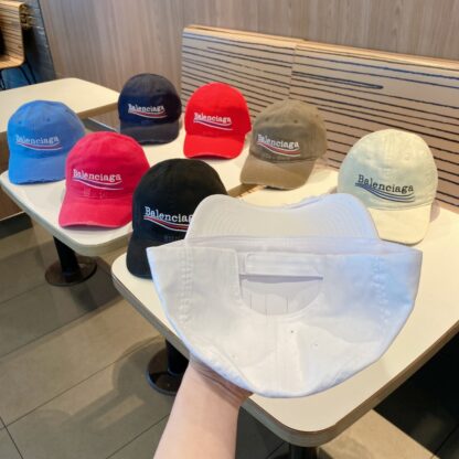 Balenciaga Unisex Korean British Casual Custom Baseball Cap - Image 5
