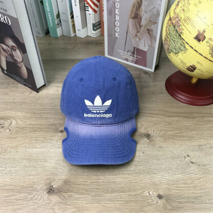 Balenciaga embroidered letters soft top washed distressed personalized baseball cap - Image 5