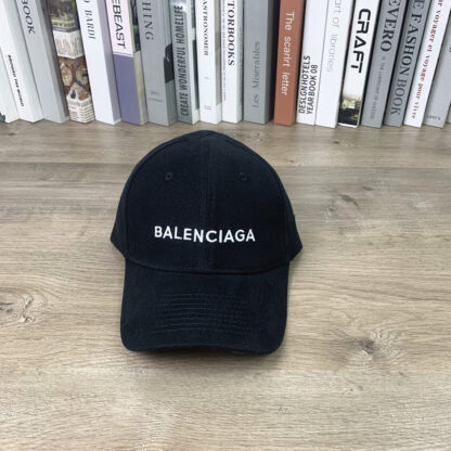 Balenciaga classic letter embroidered soft top versatile cap - Image 5