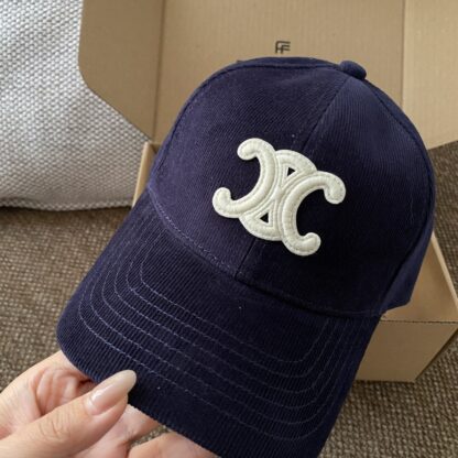 Celine autumn and winter retro hard top baseball cap - Image 5