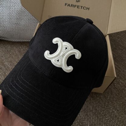 Celine autumn and winter retro hard top baseball cap - Image 5