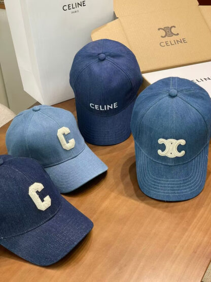 Celine Denim Comfortable Soft Durable Baseball Cap - Image 5