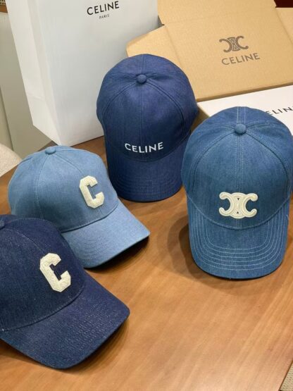 Celine denim comfortable soft durable baseball cap - Image 5