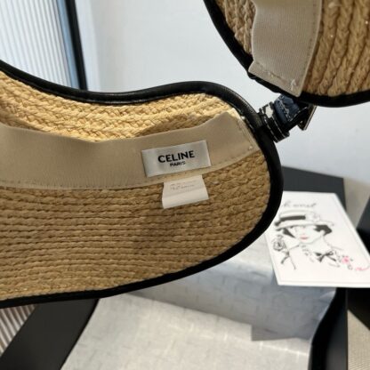 Celine raffia sun hat - Image 5