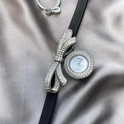 Chanel diamond bow watch - Image 5