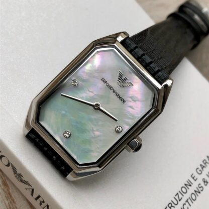 Armani Two-hand Sugar Cube Watch - Image 5