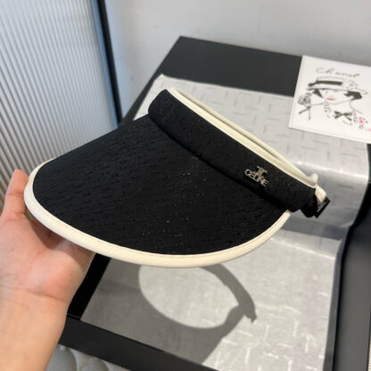 Celine new hollow top headband sun hat - Image 5