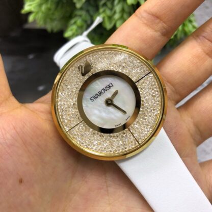 Swarovski starry leather strap women's watch - Image 4