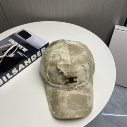 Celine Spring Washed Baseball Cap - Image 5